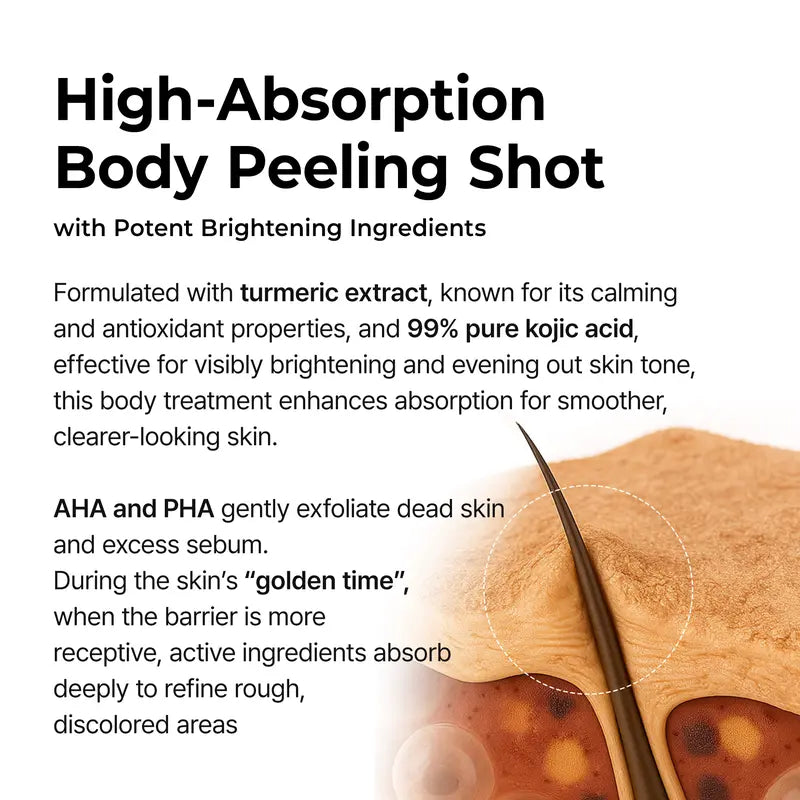 🏆Flash Sale ✨Peel Shot Kojic Acid Turmeric Spray✨ Let your pores breathe deeply, and reveal revitalized skin! ✨