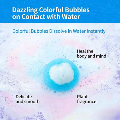 🛁 60% OFF |🌊 Ocean Theme Bath Bombs | 60g*12 Pcs, Foamy Bath Time & Fun Gift Idea ✨